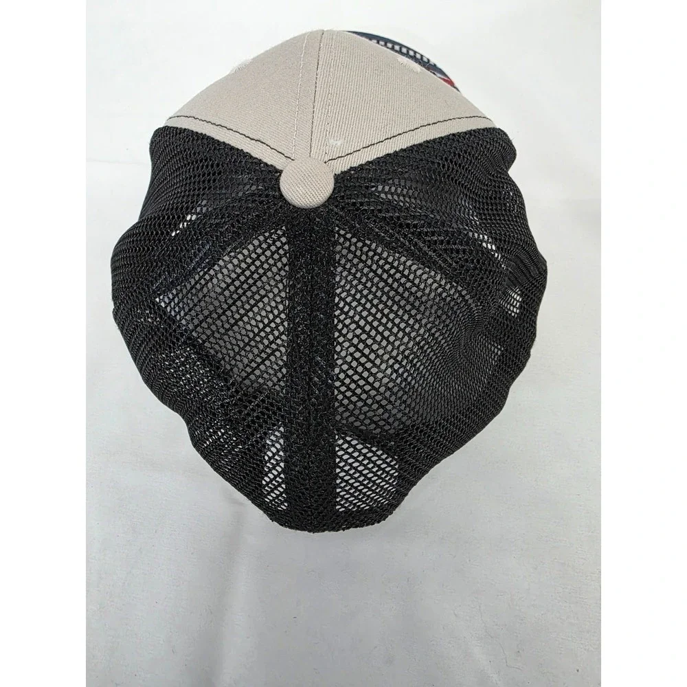Fat Girl Transport Trucker Hat Tan Black Mesh Snapback Southwestern Pattern Bill